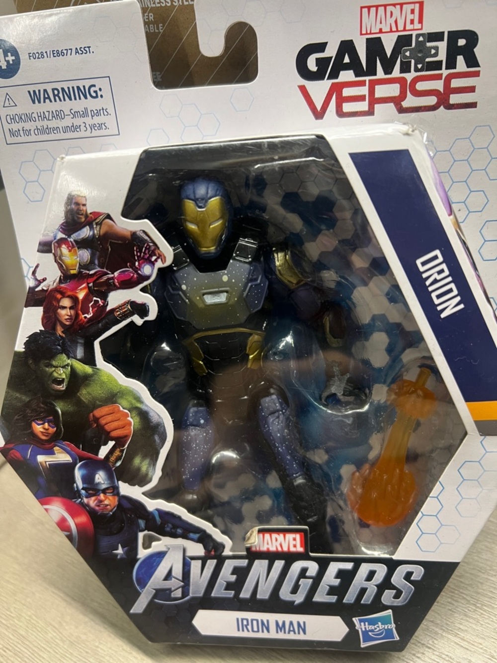 Marvel Orion Iron Man Action Figure - Blue & Gold